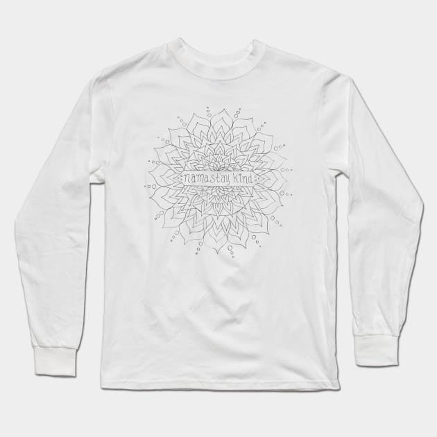 Namast'ay Kind Long Sleeve T-Shirt by Vegan Food Heaven